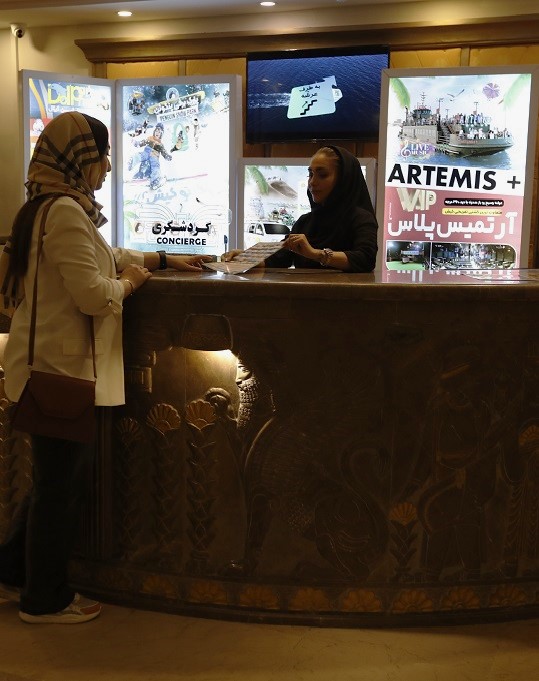 غرفه گردشگری هتل داریوش کیش